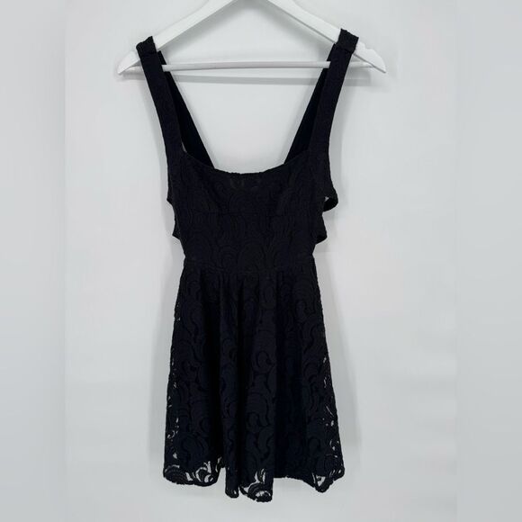 Free People Black Turn‎ Back Time Dress Size 0 - Picture 4 of 7
